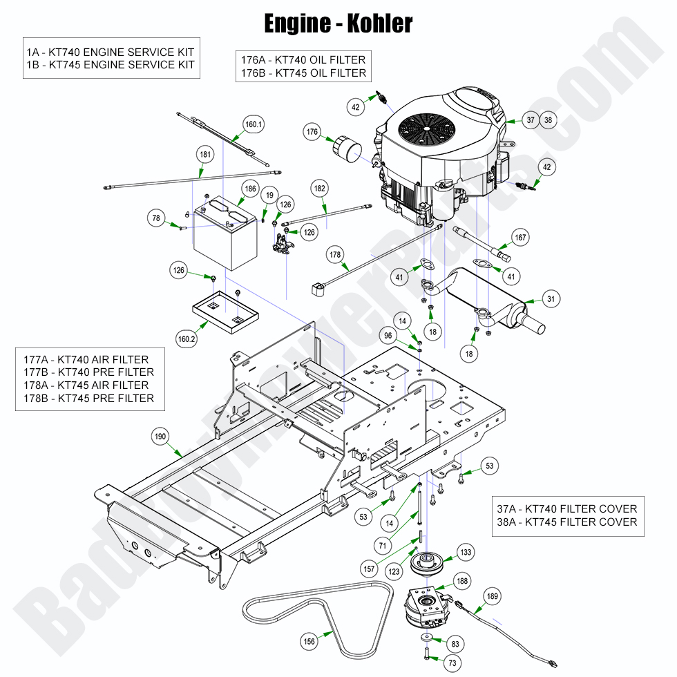 2023 ZT Elite Engine - Kohler KT740 & KT745P